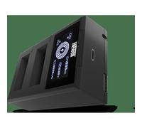 Newell Cargador de doble canal FDL-USB-C para baterías LP-E12