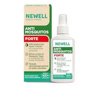 NEWELL | Repelente Antimosquitos Forte de Alta Protección | Eficaz hasta 6 Horas contra Mosquitos Tigre en Climas Tropicales | Spray, Botella 100 ml 100% Reciclada y Reciclable