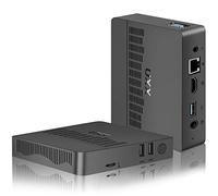 Newest Mini PC Soporte 512GB M.2 SSD Expansión, N3350 Micro Desktop Ordenador 64GB eMMC, Small Gaming PC 4K UHD HD VGA Doble Mostrar, BT, 2.4G/5G WiFi, USB 3.0, para Oficina/Hogar
