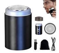 Newest Unisex Mini Portable Electric Shaver, Mini Electric Shaver, Enspiracle Mini Shaver, Mini Electric Shavers for Men, Rechargeable Pocket Size Washable Waterproof Electric Beard Trimmer (#A)