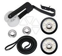 【Newest】 Upgraded 4392065 Dryer Maintenance Repair Kit by Beaquicy - Fit for Whirlpool Ken-More Crosley Admiral Amana Dryer - Package Includes 349241t Drum Roller 341241 Belt and 691366 Idler Pulley