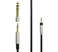 NewFantasia Cable de actualización de audio de repuesto compatible con auriculares Sennheiser HD598, HD558, HD518, HD598 Cs, HD598 SR, HD599, HD569, HD579, 1,5 metros