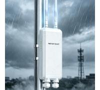 NEWFAST 1200Mbps Outdoor Punto de Acceso WiFi, 3*Gigabit Ethernet IP66