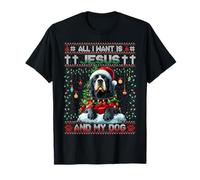 Newfoundland Christmas Tree Decorations Dog Lover Xmas Camiseta