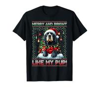 Newfoundland Christmas Tree Decorations Dog Lover Xmas Camiseta