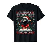 Newfoundland Christmas Tree Decorations Dog Lover Xmas Camiseta