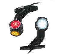 NEWFUN 12-24V LED Luces Indicadoras Laterales, Luces Laterales, Luces de Posición para Remolques de Camiones, Camiones de Remolque, Short Haul, Luces Indicadoras Laterales para GM Truck Benders