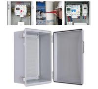 NEWFUN Cuadro Electrico, Armario Electrico IP66, Armario de Distribución Exterior con Accesorios de Montaje en Pared 300×300×170MM