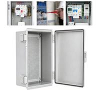 NEWFUN Cuadro Electrico, Armario Electrico IP66, Armario de Distribución Exterior con Accesorios de Montaje en Pared (300 * 200 * 195)