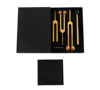 NEWFUN Diapason,Diapason,Juego de 3 diapasones (128Hz, 256Hz, 512Hz) ideal para terapia, para terapia de chakras, terapia de sonido, mantener el cuerpo y la mente relajados