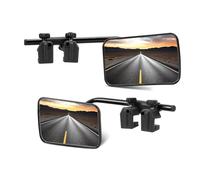 NEWFUN Espejos Extra Caravanas,Par De Izquierda y Derecha,Incluye Bolsa De Almacenamiento,Instalación En Tres Segundos,Apto Para Todos Los Modelos De Coche Habituales