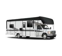 NEWFUN Funda de Caravana, Funda Autocaravana, 210D Tela Oxford Resistente a los Rayos UV, Al Agua y al Polvo, Cubierta Universal para caravanas de vehículos recreativos (9.5 x 3 m)