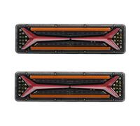 NEWFUN Pilotos Traseros Remolque,Dos Piezas Iuces Remolque Traseras,Pilotos Led Remolque，Derecha + Izquierda, Universal Impermeable, Compatible Con Un Gran Número De Modelos Y Remolques