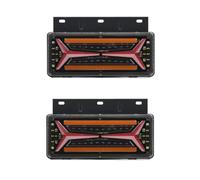 NEWFUN Pilotos Traseros Remolque,Dos Piezas Iuces Remolque Traseras,Pilotos Led Remolque，Derecha + Izquierda, Universal Impermeable, Compatible Con Un Gran Número De Modelos Y Remolques