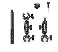 NEWFUN Soporte de Cámara, Accesorio para insta360 x4, Kit de Moto [ara insta360 x4,X3,X2, Rotación de 360 Grados, Soporte de Moto, Compatible con Múltiples Dispositivos