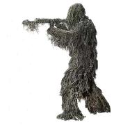 NEWFUN Traje de Camuflaje, Ghillie Suit, Camuflaje, Traje de Caza Táctico 5 en 1 Traje de Francotirador, Traje Forestal de Camuflaje para Juegos al Aire Libre y Juegos de rol