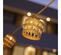 Newgarden Alba Guirnalda de luces LED solar de Esparto