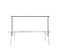 newgarden - Barra de Mesa Extensible para Guirnaldas. Soporte para Guirnalda de Exterior o Interior Sin Instalación Fijación para Mesa Ajustable