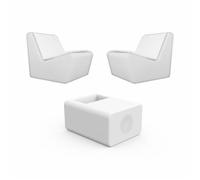 newgarden Conjunto Exterior LED Tarida | LED RGB con 2 blancos · Carga solar y USB-C · IP65 · Fabricado en España