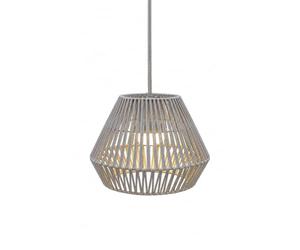 Newgarden - CONTA HANG Lámpara Colgante Sin Instalación con Bombilla LED Recargable de 900 Lúmenes y Mando a Distancia para Interior y Exterior. Hasta 20H de Batería. Hecha de PVC sostenible en España