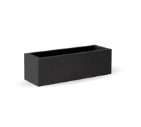 newgarden Jardinera Rectangular Antracita 60 x 20 cm, macetero para Plantas de Exterior e Interior, terraza y balcón - Jara