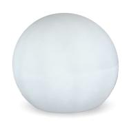 newgarden - Lámpara Esférica Iluminada BULY para Exterior e Interior - Resistente a la Intemperie, Sensor Crepuscular, Cambio de Color, 40 cm de Diámetro - Diseño Español con Pica de Sujeción