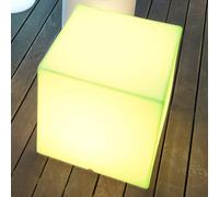 Newgarden lámpara solar Cuby cubo, altura 53 cm
