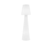 newgarden - LOLA 165 Lámpara de Pie con Cable y Tubo de Luz LED Blanco Cálido 3000K, Hecha de Polietileno, Resistente al Exterior, IP65, Color Blanco