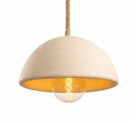 newgarden LUNA Lámpara Colgante Sin Cables - Lámpara Colgante Recargable Con Bombilla LED Portátil Imantada, Luz Regulable Con Mando, Para Interior Y Exterior Protegido, Terraza O Jardín (Beige)