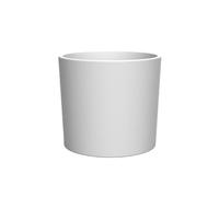 newgarden Maceta Redonda Blanca 30 x 30 cm, macetero Decorativo para Exterior e Interior, terraza y balcón - Hortensia 30