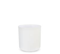 newgarden Maceta Redonda Blanca 40 x 40 cm, macetero para Exterior e Interior, terraza, jardín y Piscina - Hortensia 40