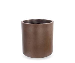 newgarden Maceta Redonda Bronce Grande 50 x 50 cm, macetero Exterior e Interior para Plantas, arbustos y árboles pequeños - Hortensia 50