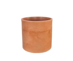 newgarden Maceta Redonda Terracota Grande 50 x 50 cm, macetero Exterior e Interior para Plantas, arbustos y árboles pequeños - Hortensia 50
