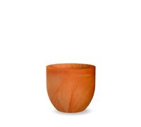 newgarden Macetero Redondo Azalea Decorativo para Interior y Exterior. Muy Resistente a los Rayos UV. Maceta Grande para Flores y Plantas Hecho Polietileno en España (ø30x25 cm, Terracota)