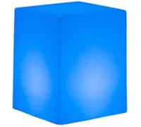 Newgarden Mesa auxiliar con luz de exterior e interior. 43x43x53 cm