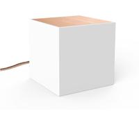 Newgarden Mesa auxiliar cuadrada con luz para exterior e interior. 43x43 cm