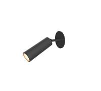 newgarden ROLL Foco LED Orientable Sin Cables para Pared o Techo con Aplique de Imán y Luz con Batería Recargable para Interior (Negro, Roll 4)