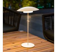 Newgarden Sardinia Lámpara LED recargable IP44 blanca 40 cm