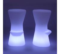 Newgarden Taburete alto y redondo de exterior e interior . Medidas ø40x74 cm