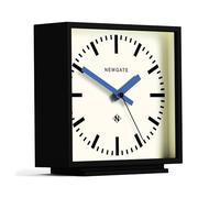NEWGATE® Amp Silent Sweep No Tick Reloj de sobremesa, un Reloj de sobremesa Moderno, Relojes de salón, Reloj de Oficina, Reloj de Escritorio, Esfera de estación (Manos Azules)