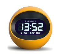 NEWGATE® Digital Center of The Earth Despertador - Reloj de cabecera - Reloj de sobremesa - Reloj de Mesa - Reloj Digital - Despertador Digital - Pantalla LCD - Reloj de Oficina