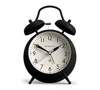 NEWGATE® Covent Garden Despertador | Clásico e icónico Reloj de Doble Campana | Negro | Números fáciles de Leer | Ideal para la cabecera del Paciente, el Escritorio | Accesorio Vintage contemporáneo