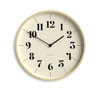 NEWGATE® Hopscotch Reloj de Pared | Reloj Grande de Madera contrachapada de inspiración escandinava | Estuche de Madera pálida con números Elegantes y fáciles de Leer | Diseño Moderno y Minimalista