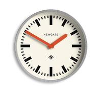 NEWGATE® Luggage Reloj de Pared | Moderno Reloj estación de Metal Retro | 30cm | Caja Profunda de Metal galvanizado con Agujas Naranjas | Estilo Vintage contemporáneo para Cocina