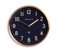 NEWGATE® Master Edwards Reloj de Pared | Reloj de Estilo de Mediados de Siglo | 30cm | Caja de Metal Profundo con Acabado Cobre/Oro Rosa | Diseño Retro Moderno para Cocina, salón u Oficina