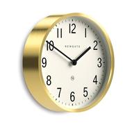 NEWGATE® Master Edwards - Reloj de Pared, Reloj de Cocina, Reloj de Sala de Estar, Reloj de Oficina, Reloj Redondo, Reloj Retro, Reloj de diseño, Elegante decoración del hogar (Dorado)