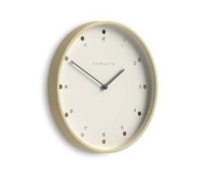 NEWGATE® Mr Clarke Reloj de Pared | Gran Reloj de contrachapado Inspirado en los escandinavos | 40cm | Caja de Madera Clara con Esfera de Puntos de diseñador | Diseño Minimalista Moderno