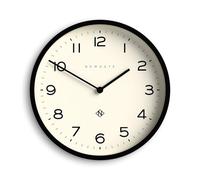 NEWGATE® Number Four Echo Reloj de Pared | Reloj Redondo Moderno | 30cm | Negro | Números fáciles de Leer | Ideal para Cocina, Sala de Estar u Oficina