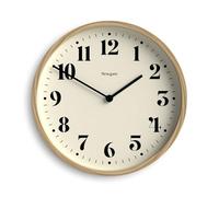 NEWGATE® Number Four Theatre Reloj de Pared | Reloj Redondo Moderno | 30cm | Madera sintética | Números Decorativos | Ideal para Cocina, Sala de Estar u Oficina