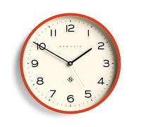 NEWGATE® Number Three Echo Reloj de Pared | Reloj Redondo Moderno | 37cm | Calabaza Naranja | Números fáciles de Leer | Ideal para Cocina, Sala de Estar u Oficina